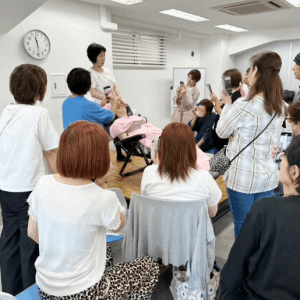 美容問屋「ニチリ東京」で「小顔美点マッサージ」の講習会